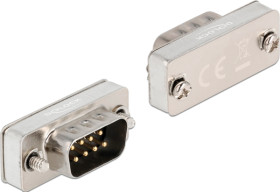 66828 Adapter RS-232/422/485 DB9 male loopback