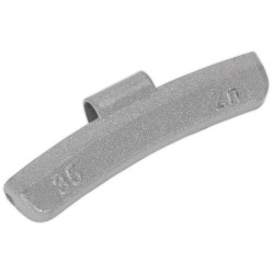 Sealey WWAH35 Wheel Weight 35g Hammer-On Plastic Coated Zinc Alloy Wheels Pk 50