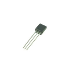 MOSFET Typ P-kanałowy 140 A TO-92 30 V Rozszerzenie 3-pinowy Otwór przelotowy 1.6 W Microchip 8 mΩ VP0106N3-G