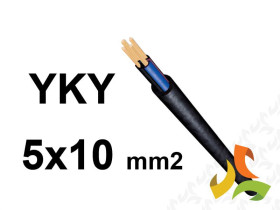 Kabel ziemny YKY 5x10 mm2 RE HD (0,6/1kV) miedziany NYY-O (bębnowy) G-007563 TELEFONIKA