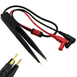 Pęseta pomiarowa testowa SMD do miernika multimetru wtyk banan przewód 47cm