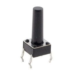Mikroprzełącznik tact switch 10 mm THT 6 × 6 mm, wysokość 13,5 mm