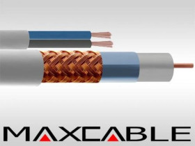 Przewód RG59+2*0,50mm CCTV 100 150m MAXCABLE