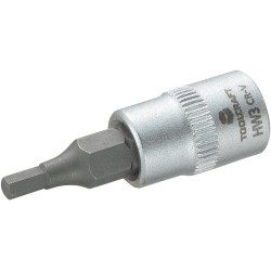 Toolcraft 1/4&quot; Drive Socket With Inner Hex Bit 3mm