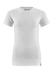 T-shirt, Biały, 40% poliestru z recyklingu, 60% bawełna organicznej, XXL, Krótki