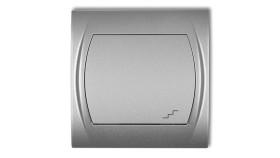 Logo Łącznik Schodowy Podświetlany Srebrny Metalik 7Lwp-3L