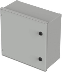 Wall enclosure, (H x W x D) 400 x 400 x 200 mm, IP66, polyester, light gray, 42144200