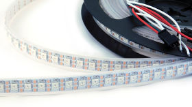 Taśma LED RGB WS2812B, 5V, biała, 92/m, IP67 wodoodporna