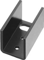 Extruded heatsink, (L x W x H) 25 x 14 x 15 mm, 20 K/W, black anodized, 10066619