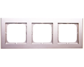 SONATA Ramka potrójna szampański złoty R-3R/39