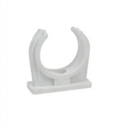 Uchwyt otwarty do rur gładkich U 22 EKO szary UV /5szt./ 68724