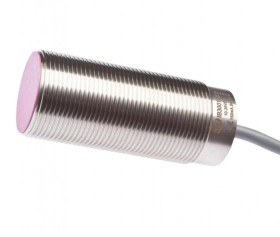 Czujnik indukcyjny M30x1,5 dł 70mm zabudowany Sn: 10mm 10-35V DC PNP NO złącze kablowe 2m IP65 IB300155