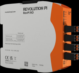 PR100386 RevPi relay output module, 5A/230VAC/30VDC (NO)
