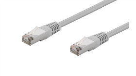 Kabel Krosowy Patchcord F/Utp Kat.5E Cca Szary 1M 73077
