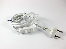 KABEL SIECIOWY Z WYŁĄCZNIKEM CZARNY.