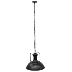 Lampa wisząca LOFT GRAVIS E27 czarna łańcuch, industrialna 1m EDO777185 EDO