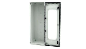 Szafka ścienna rozdzielcza Jasnoszary, materiał: Plastik wzmacniany włóknem szklanym, IP66, RS PRO RAL 7035