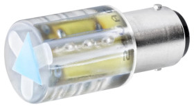 Dioda LED BA15d czerwona 24V AC_DC 8WD4428-6XB