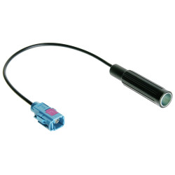ACV 1521-01 Antenna Adapter Black Plastic Compact Design for Easy Install