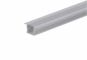 Profil led Standard Plus 2m anodowany z osłoną przeźroczystą CLF