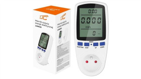 Watomierz Cyfrowy Lcd Gniazdkowy Licznik Zużycia Energii Elektrycznej (Do...