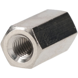 R-TECH 524383 Hex Threaded F-F Spacers Brass M3 10mm - Pack Of 25