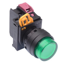 YW1L-A2E01Q4G Green 24V illuminated 22mm Maintained Push Button Switch NC IP65 IDEC