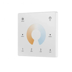 Panel LED naścienny - CCT - 4 strefowy - 3V - TW2-4(W)