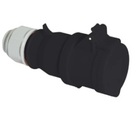 Gniazdo przenośne QUICK-CONNECT z zintegrowanym zadławieniem MULTI-GRIP 32A 4p 500V 7h IP44 3143