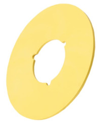 Ramka przycisku, Płytka, do uzytku z: Przycisk zatrzymania awaryjnego