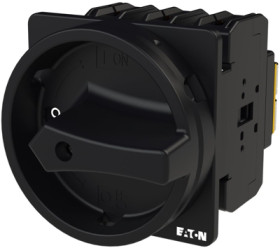 Main switch, rotary actuator, 3 pole, 63 A, (W x H x D) 87 x 102 x 128 mm, flush mounting, 057857