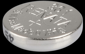 361 Renata, silver oxide, 24 mAh, 7.9 x 2.1 mm
