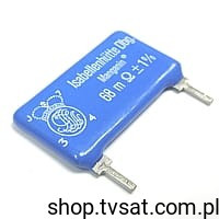 C-N-R068-F1-K1-1.0 Resist 0.068 Ohm 1% 50ppm 1W THT ISABELLEN