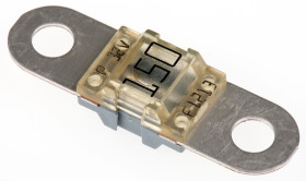 Bezpiecznik samochodowy, 150A kolor Szary, Littelfuse 32V dc