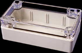 PC enclosure, (L x W x H) 119 x 66 x 41 mm, gray (RAL 7046), IP68, 1554C2GYCL