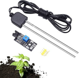 Soil Moisture Sensor - Module with Corrosion-resistant Probe - Arduino-5m