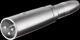 XLR plug to 6.3 mono jack socket.