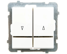 SONATA Łącznik żaluzjowy z podświetleniem ecru ŁP-7RS/m/27