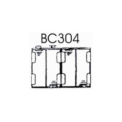 Koszyk baterii R6x4 BC304