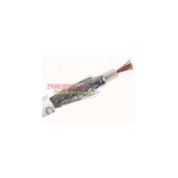 Przewód konc. 50Ω RG58 linka bia linka