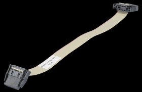 404-6112-100-120-1 One27 IDC 12p assembeld, 100 mm PVC, pitch 1,27mm