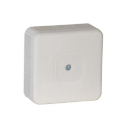 Puszka biała n/t 85x85x37 12-wl. IP55 VP 031-01