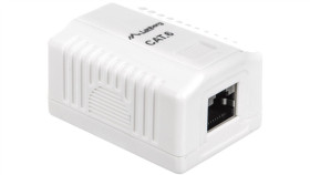 Gniazdo Teleinformatyczne Natynkowe Ftp 1Xrj45 Kat.6 Os6-0001-W