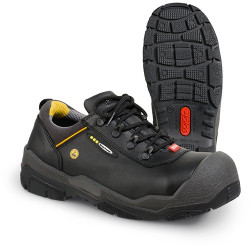 Jalas 1538 Unisex Czarny, Szary, Żółty Aluminium, Buty ochronne 5 38