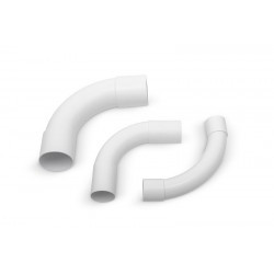 Kolanko sztywne dwukielichowe białe ZKL 22 /1szt./