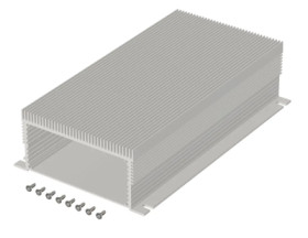 Aluminum enclosure kit, (L x W x H) 105 x 220 x 48 mm, natural, IP40, 97418220.HMT1