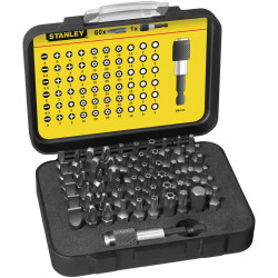 Stanley 1-13-902 61 Piece Bit Set 1/4 in Drive
