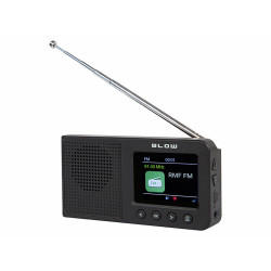 Radio Kuchenne FM/DAB+/BT BLOW RK3, Przenośne, Czarne