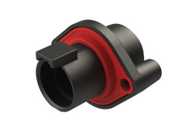 Złącze samochodowe 1-pinowe Amphenol Industrial -rzędowe Męski 100A AT Montaż na kołnierzu Złącze samochodowe