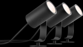 915005629701 Smart Light, garden spotlight, 8 W, RGBW, 3 pieces